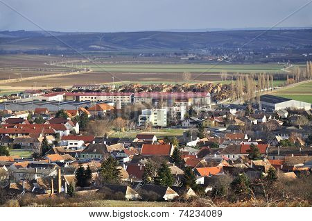 Panoramic View Of The Historic Part Of Retz