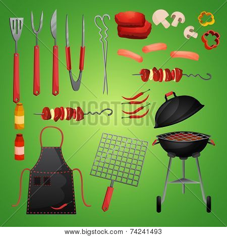 Picnic bbg set