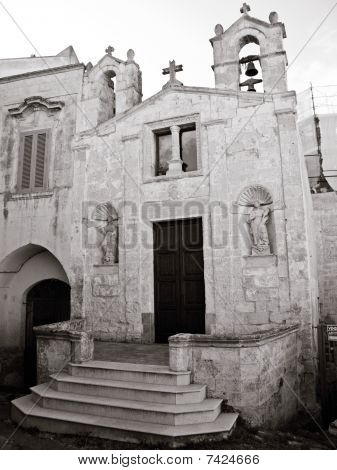 St. Biagio Kilisesi'nin. Sassi Matera. Basilicata.