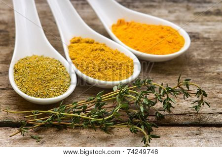 Spices Recipe Background.