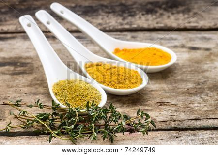 Spices Recipe Background.