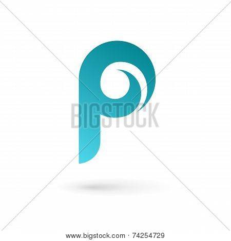 Letter P Logo Icon Design Template Elements
