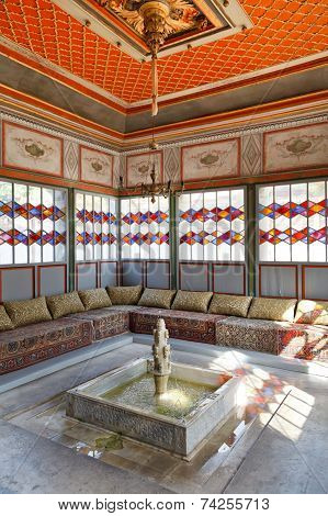 Interior Of Summer Room In Khan's Palace, Crimea