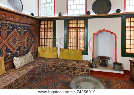 Interior Of Front Room Of Harem In Khan's Palace