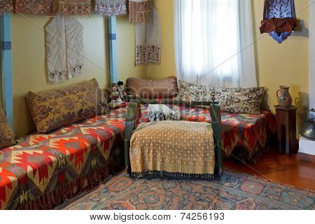 Interior Of Living Room In Khan's Palace, Crimea