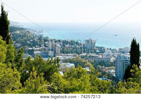 Above View Of Yalta City