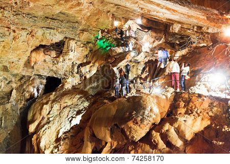 Yaltinskaya Cave On Ai-petri Plateau In Crimea