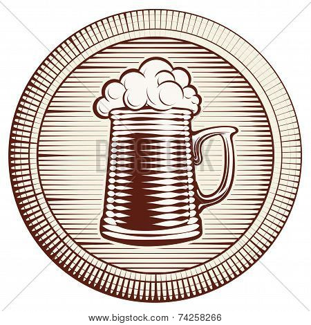 Vector beer glass