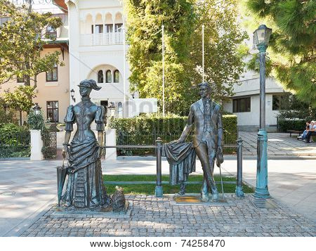 Anton Chekhov And The Lady With The Dog, Yalta