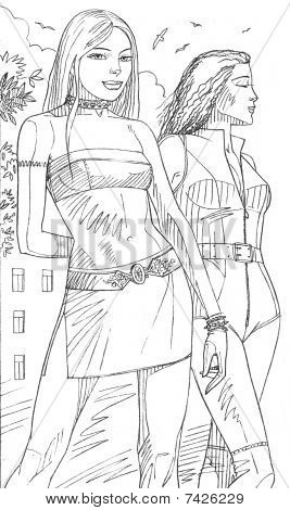 สองหนุ่มสาวและเย็นใต้