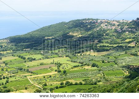 Bolsena Lake From Montefiascone