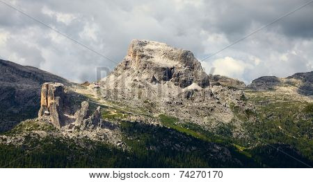 Cinque Torri, rock formation in the Dolomites