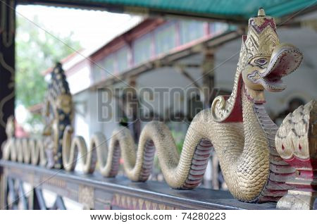 Dragon decoration in Yogyakarta Sultanate Palace