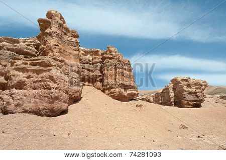 Valley Of Castles In Sharyn Canyon