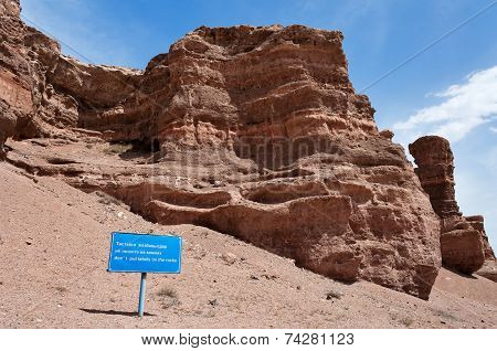 Valley Of Castles In Sharyn Canyon