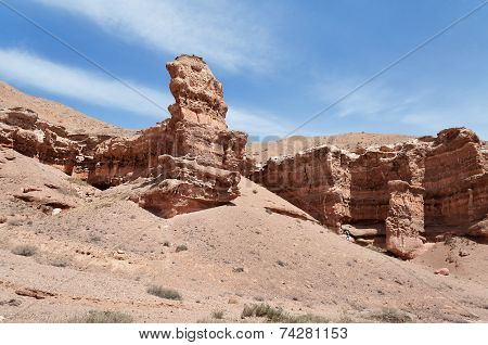 Valley Of Castles In Sharyn Canyon