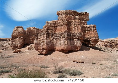 Valley Of Castles In Sharyn Canyon