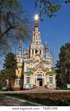Ascension Cathedral In Almaty