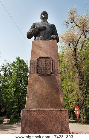 Monument To Major General Ivan Panfilov In Almaty. Kazakhstan