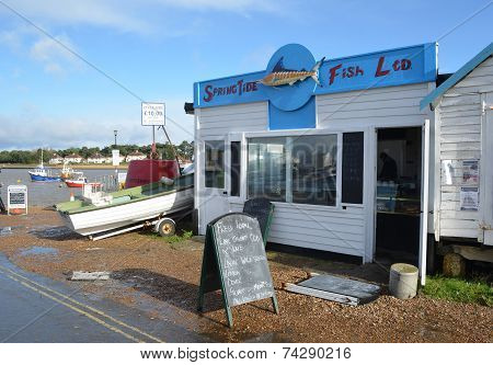 Hut Selling Locally Caught Fresh Fish