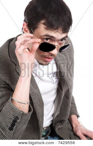 Manden i Sunglasse