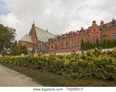Convent Where She Stayed Saint Faustina  In Krakow In Poland Lagiewniki