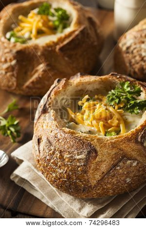 Homemade Broccoli And Cheddar Soup