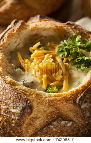 Homemade Broccoli And Cheddar Soup