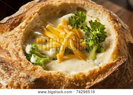 Homemade Broccoli And Cheddar Soup