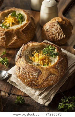 Homemade Broccoli And Cheddar Soup