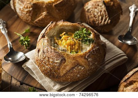 Homemade Broccoli And Cheddar Soup