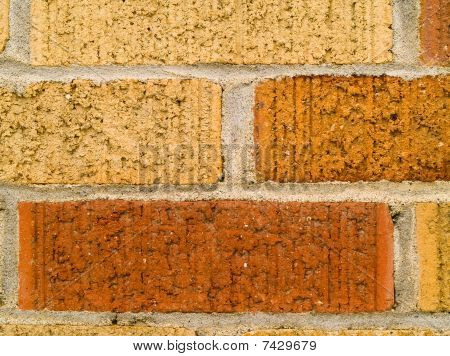 Orange, rot und Tan Brick Wall hintergrund