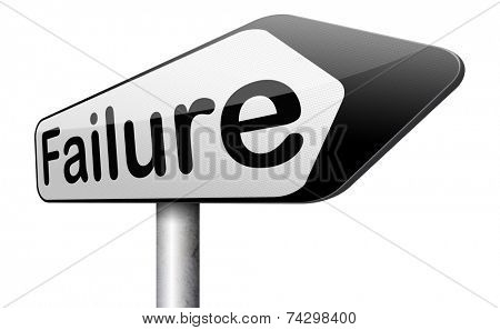 fail attempt exam or important test failure