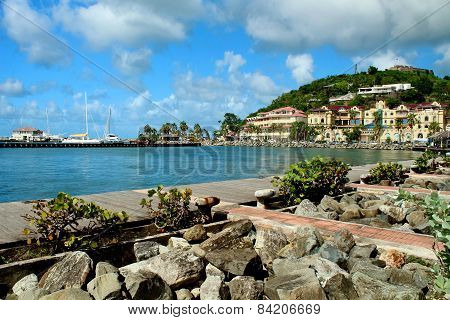 Coastline in St. Martin