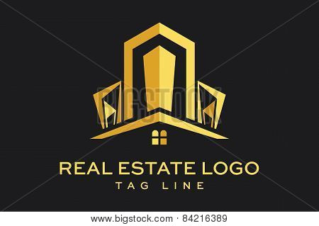 Vector Logo Real Estate Construction