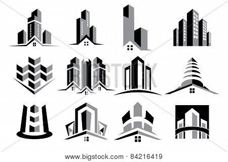 Vector Logo Real Estate Construction