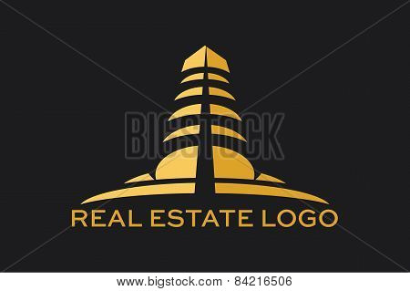 Vector Logo Real Estate Construction