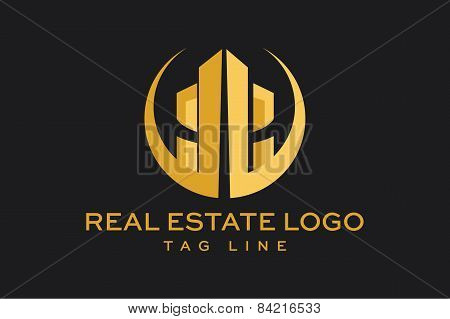 Vector Logo Real Estate Construction