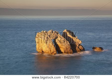 Sea In Liencres, Cantabria, Spain