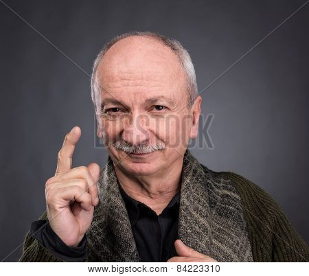 Smiling Elderly Man