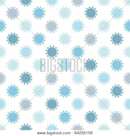 Seamless vector pattern of geometric spiral elements