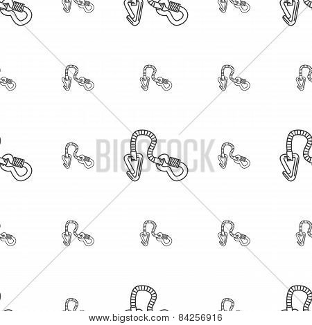 Climbing gear vector background