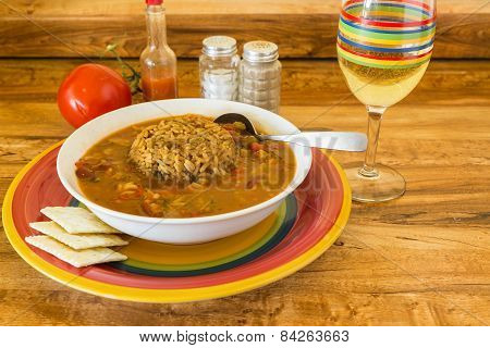 Chicken Gumbo With Dirty Rice