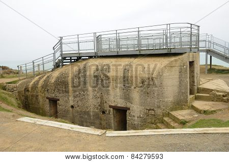 La Pointe Du Hoc In Criqueville Sur Mer In Normandie