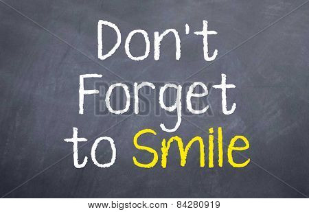 Don't Forget to Smile