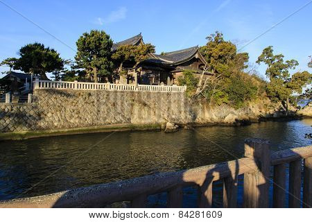 Japanese House On A Canal