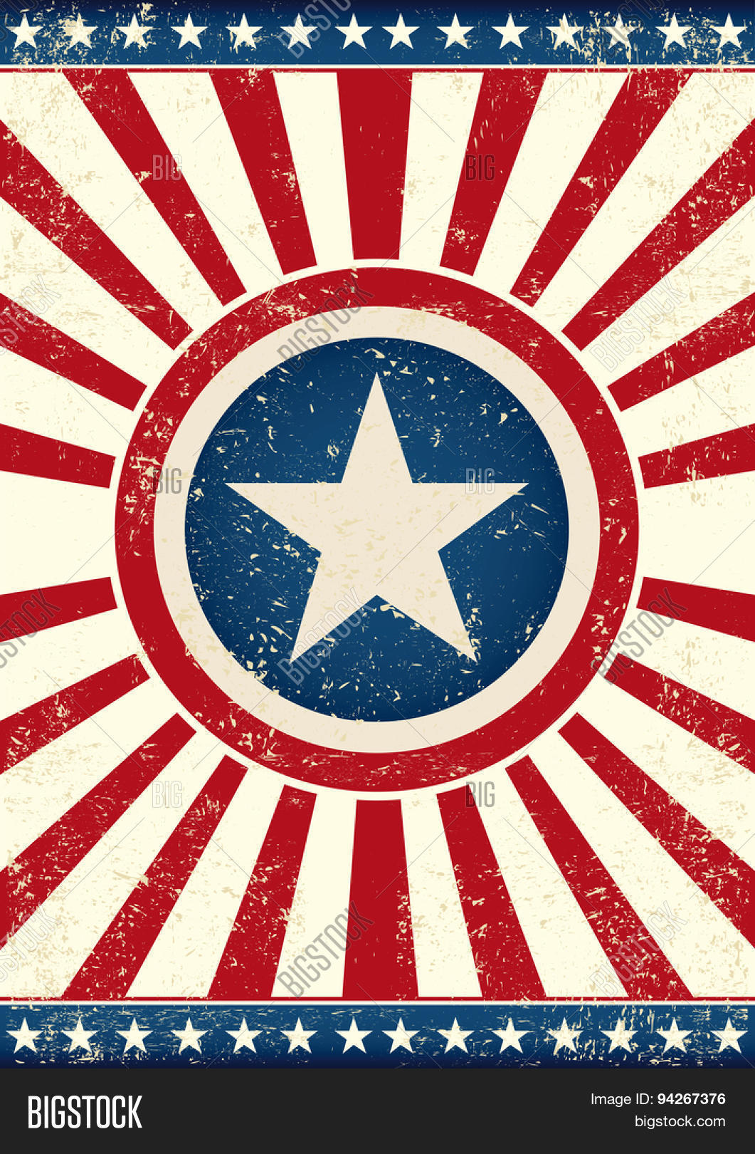 US Grunge Star. Vector & Photo (Free Trial) | Bigstock