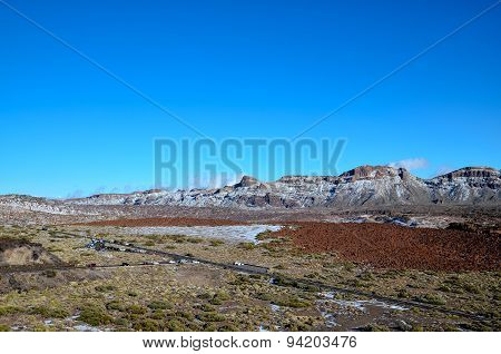 Desert Landscape in Volcan Teide National Park