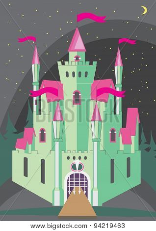 Magical Fabulous Cartoon Castle