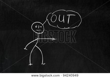 Get out